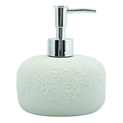 Countertop Soap And Lotion Dispenser Spirella Cosy White Porcelain