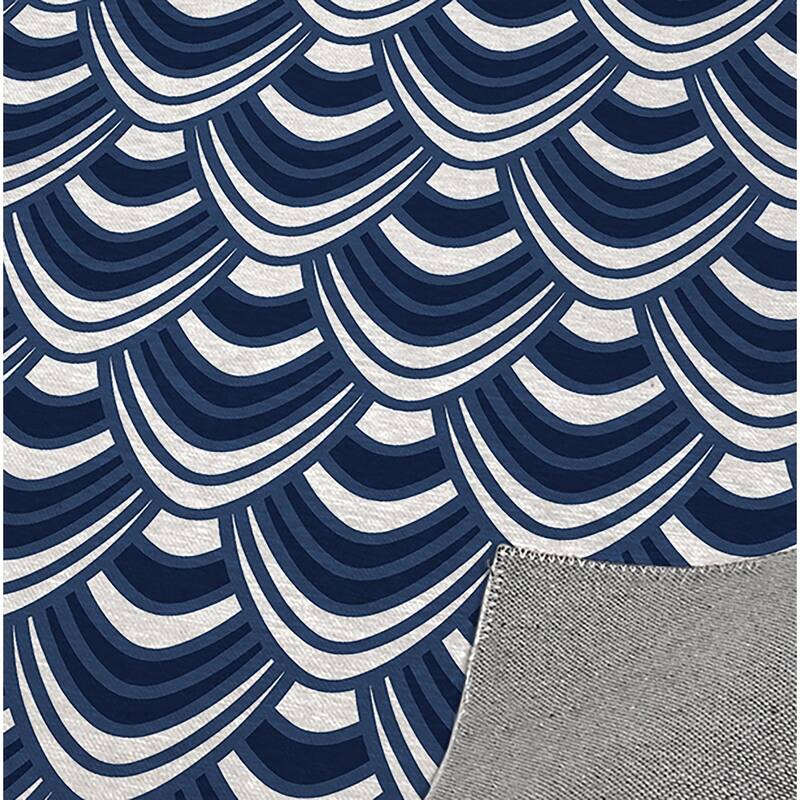 SYNC NAVY Kitchen Mat By Kavka Designs Bed Bath & Beyond 31138374