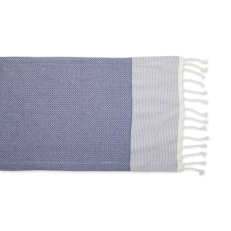 DII Bordered Dobby Woven Table Runner, 1 Piece