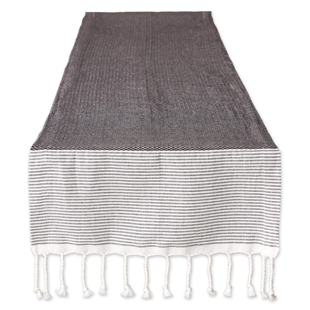 DII Bordered Dobby Woven Table Runner, 1 Piece