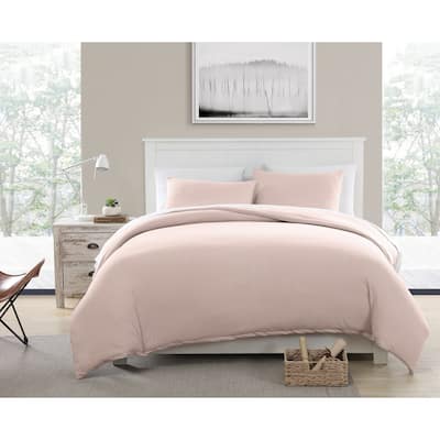Asher Home Recycled Cotton Blend T-shirt Jersey Duvet Set