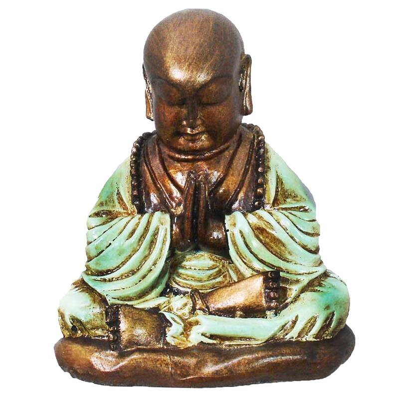 Praying Monk Figurine