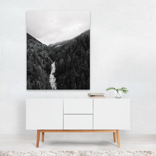 Switzerland Black Black-and-white Unframed Wall Art Print/Poster - Bed ...