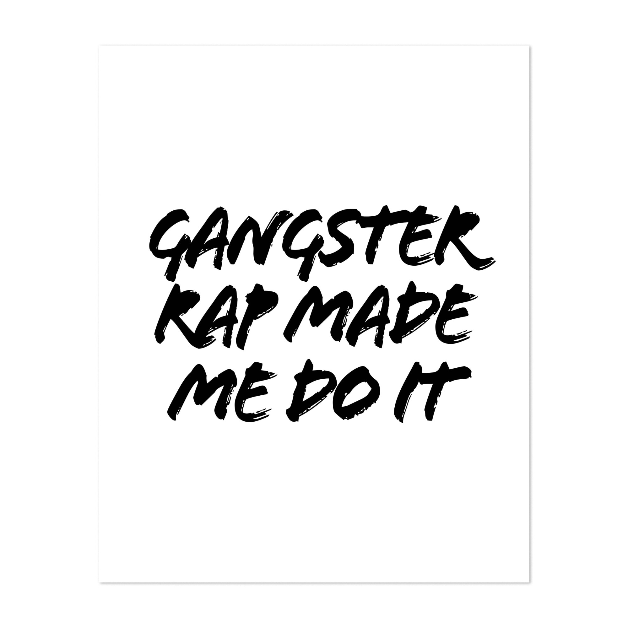 gangster rap art