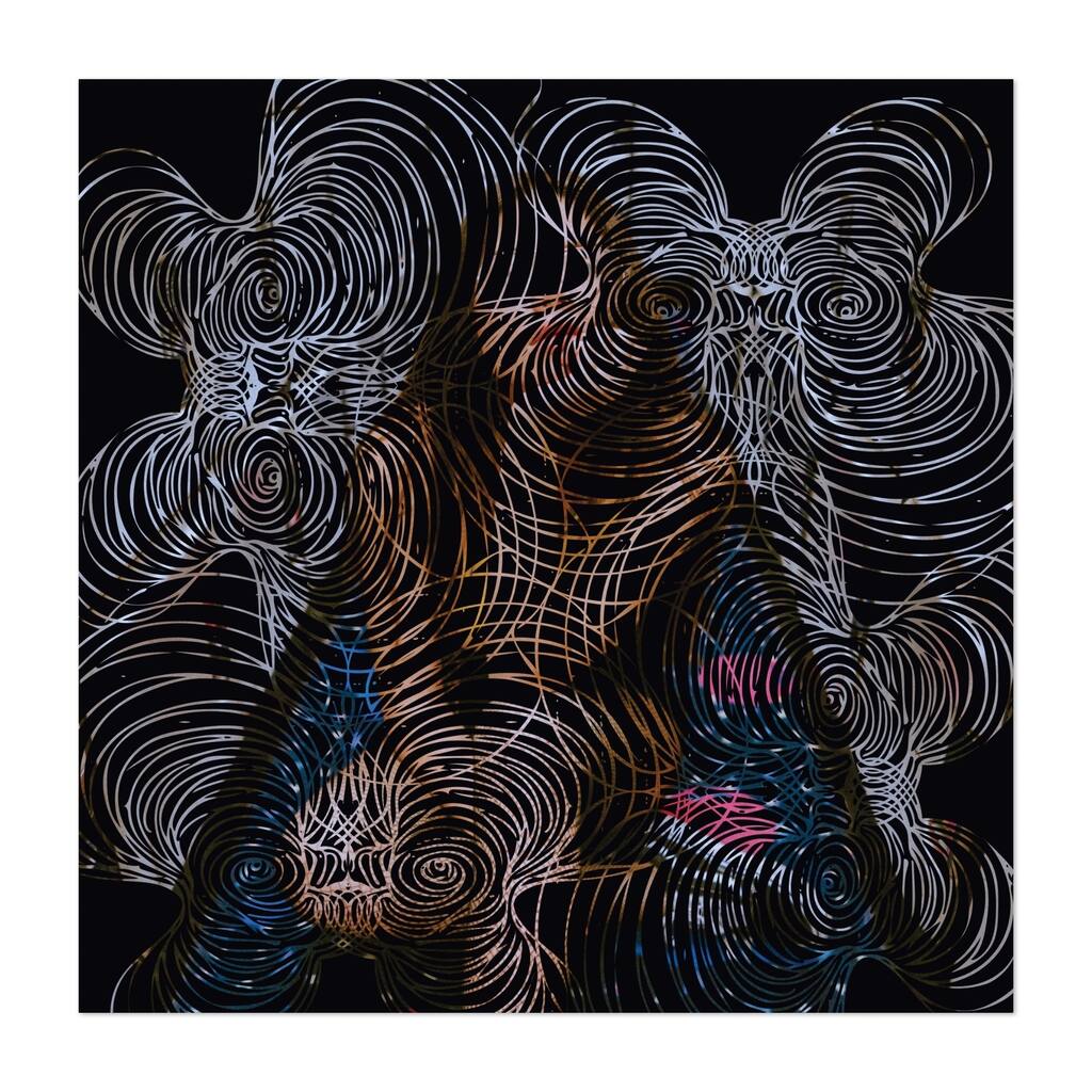 Abstract Drugs Lsd Psychedelic Unframed Wall Art Print/Poster