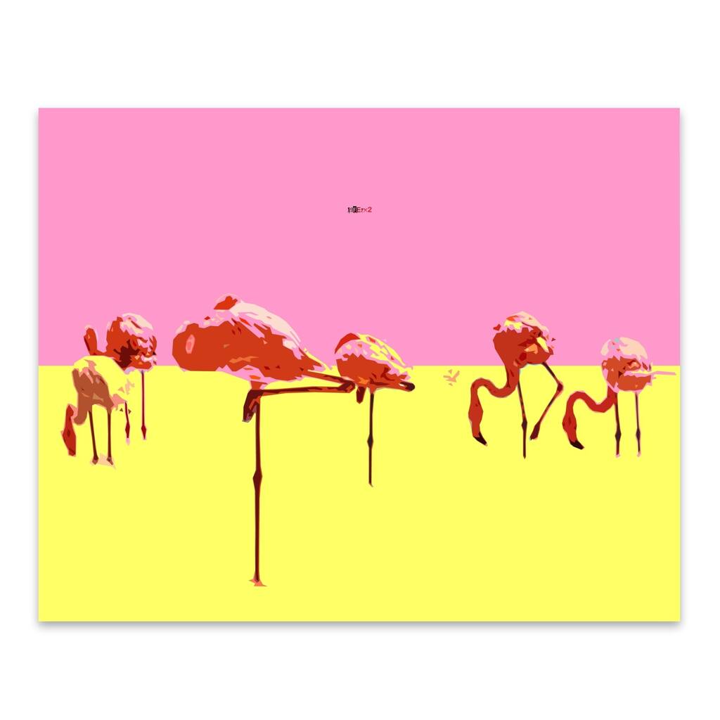 Animals Color Colorful Computer Graphic Metal Wall Art Print