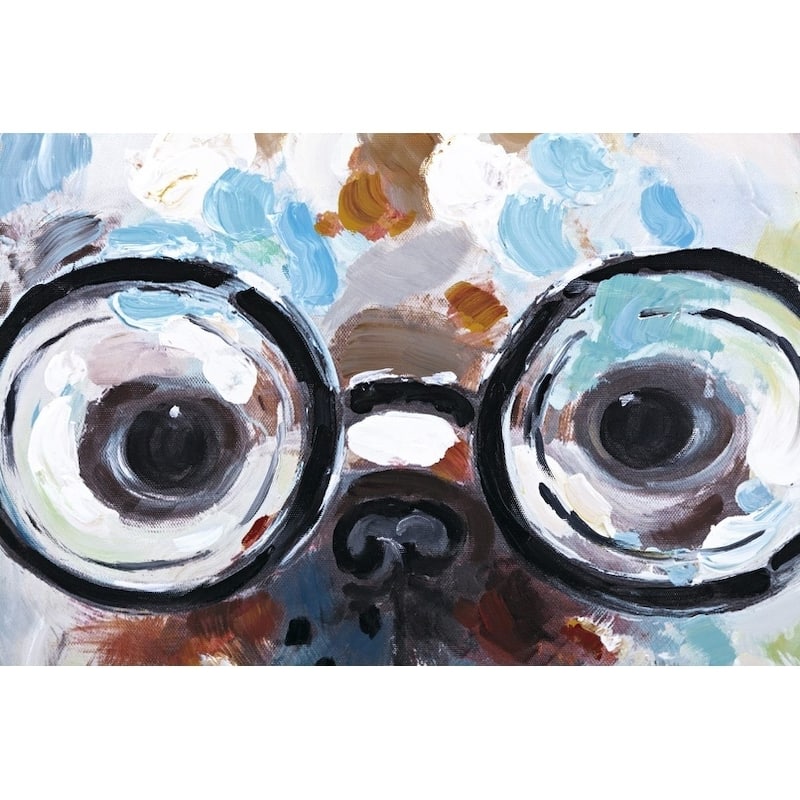 Dog Lover Collection 23.75" Square Wrapped Canvas Wall Art