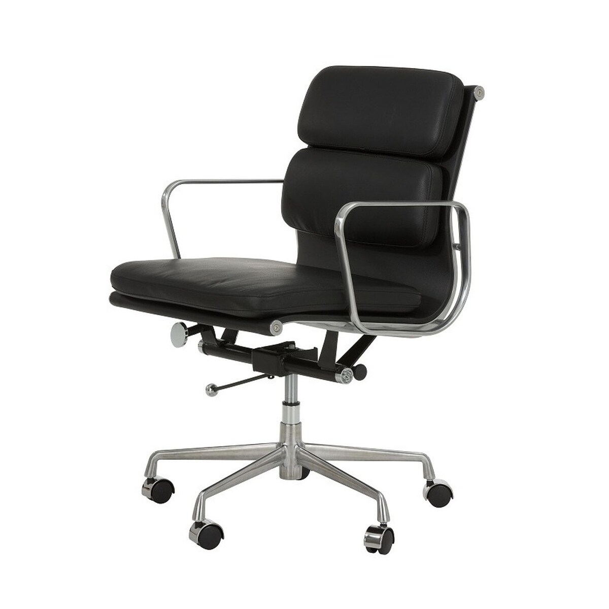 Joye Modern Double Paded Executive Office Chair Black Overstock 31169865