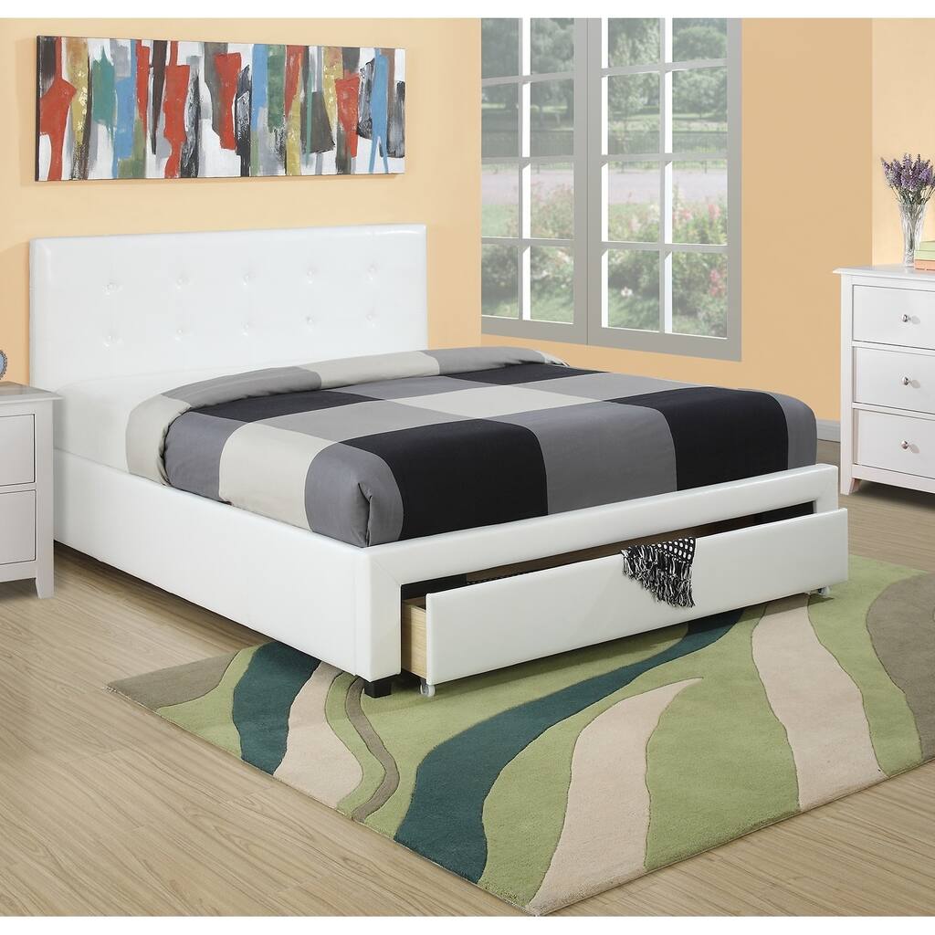Queen Bed With Drawer Bed