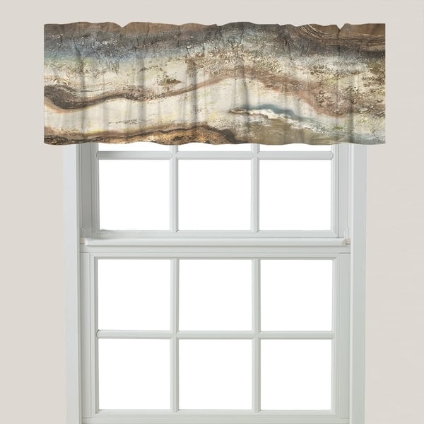 slide 1 of 1, Laural Home Lava Flow Window Valance 60x18