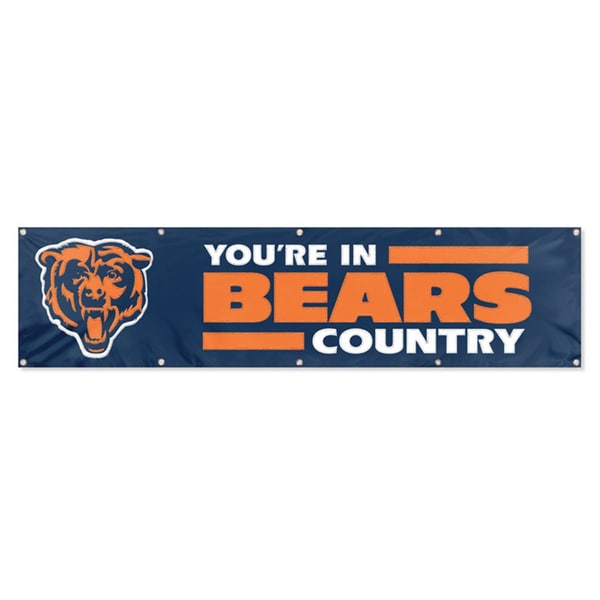 Chicago Bears 8-foot Official Hanging Banner