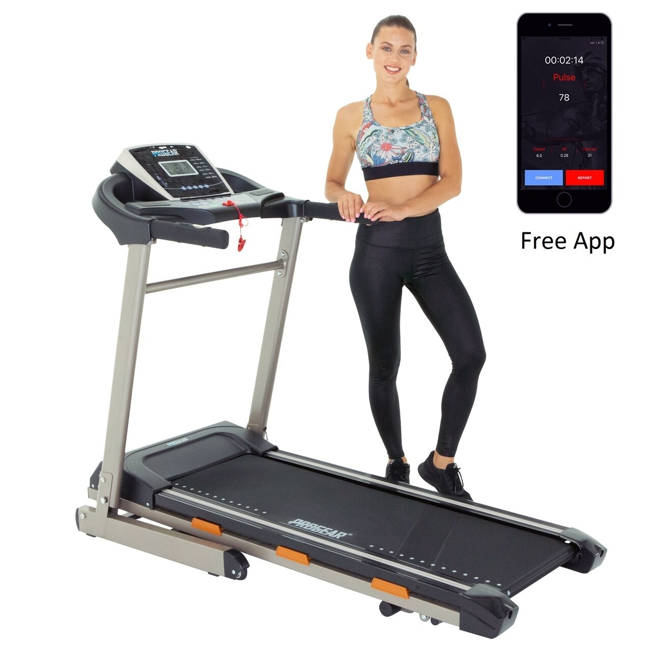 Progear bt5000 2025 foldable electric treadmill