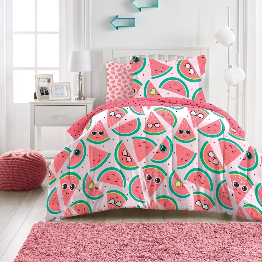 Pink dream FACTORY Pineapple Comforter Set Twin 