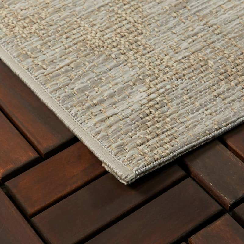 Fulton Vintage Trellis Flatweave Indoor/Outdoor Area Rug