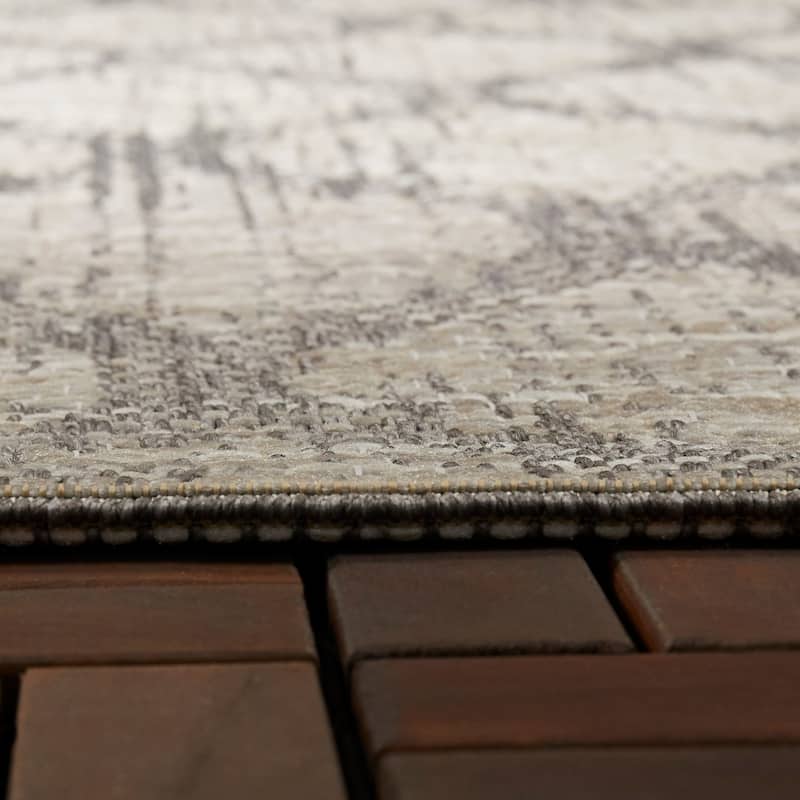 Fulton Vintage Trellis Flatweave Indoor/Outdoor Area Rug