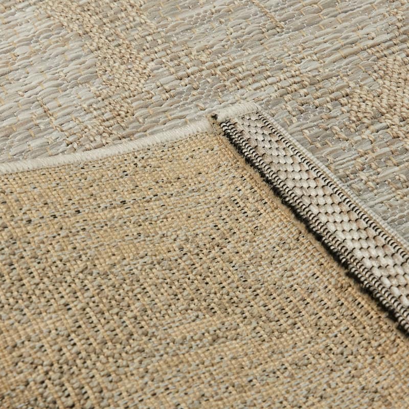 Fulton Vintage Trellis Flatweave Indoor/Outdoor Area Rug