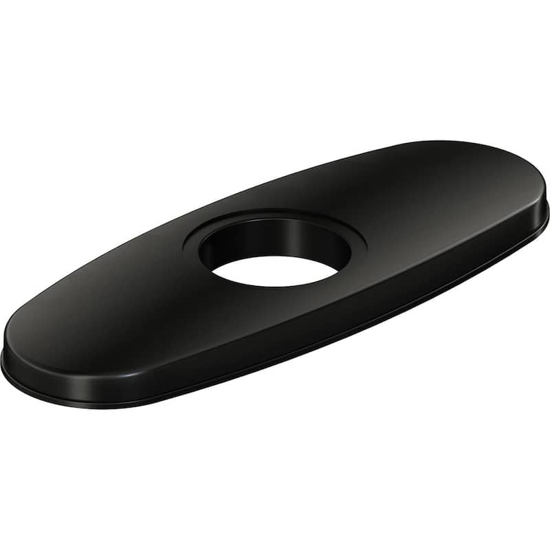 Elkay 3-Hole Bar Faucet Deck Plate/Escutcheon - Black Stainless