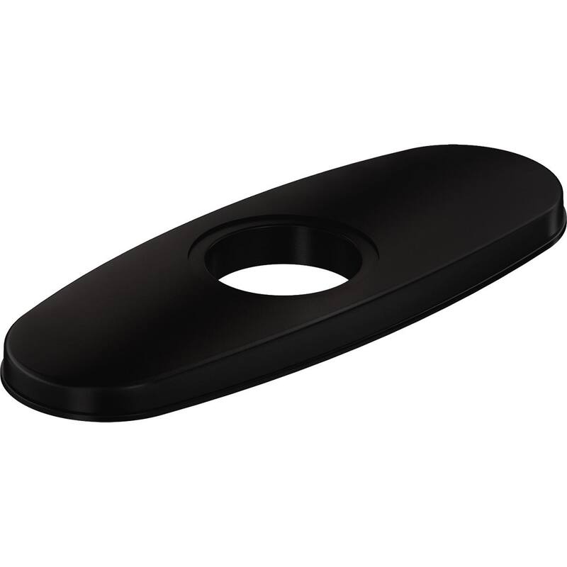 Elkay 3-Hole Bar Faucet Deck Plate/Escutcheon - Matte Black