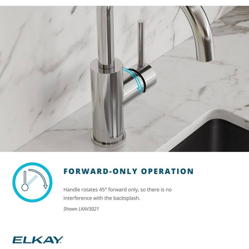 Elkay Avado Single Hole Bar Faucet with Pull-down Spray and Lever Handle