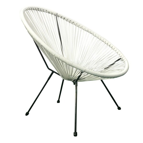 HighlanderHome Acapulco Chair For Indoor and Outdoor Lounge Patio