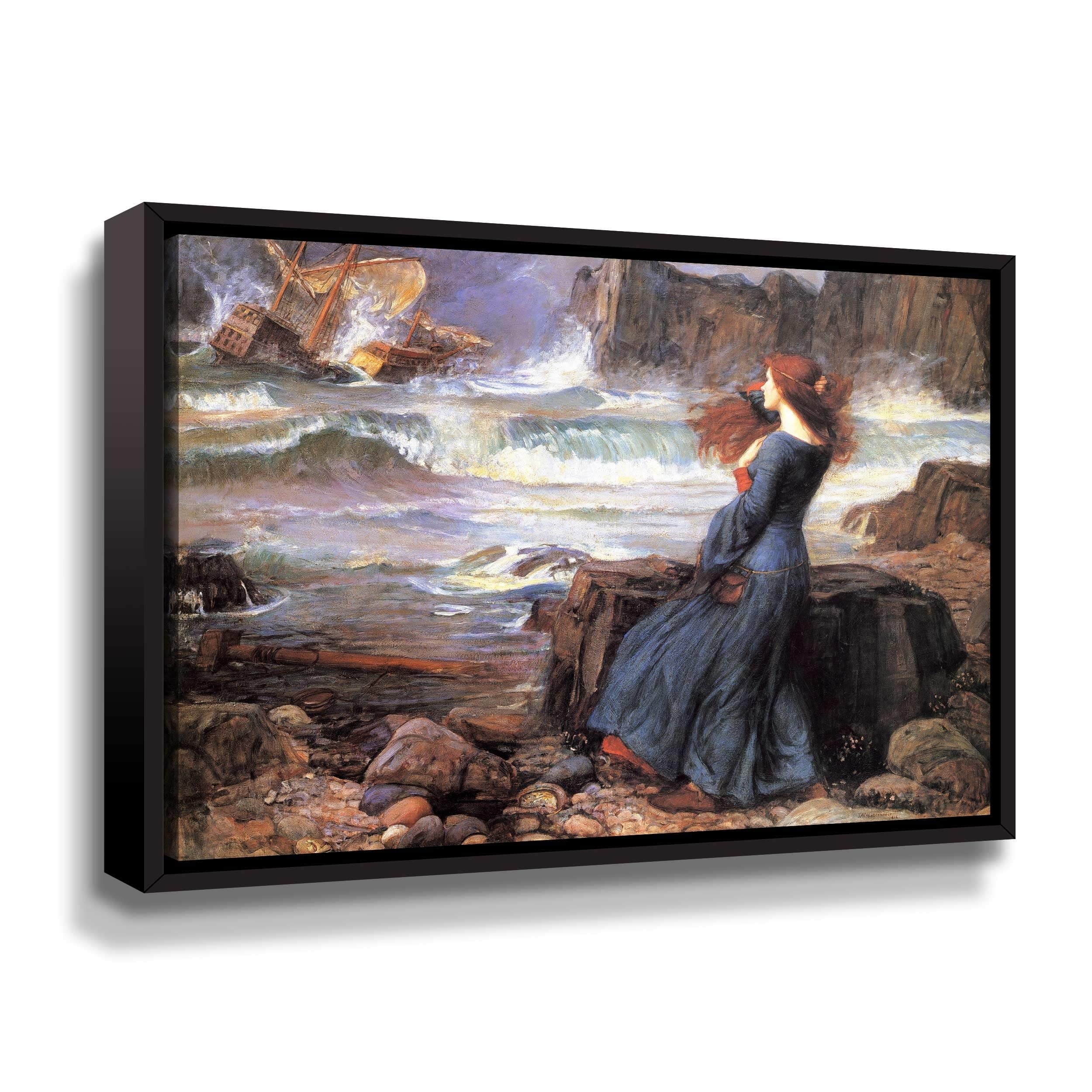 Miranda the Tempest by John William Waterhouse Gallery Wrapped Floater ...