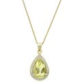 Glitzy Rocks Gemstone and Cubic Zirconia Necklace