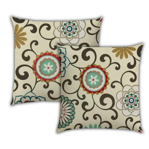 Peaches And Cream Indoor Outdoor Zippered Pillow Cover Set Of 3 Pillow Overstock 31221354