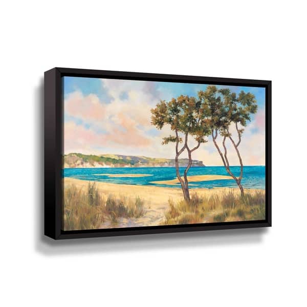 On The Beach 2 by Graham Reynolds Gallery Wrapped Floater-framed Canvas ...