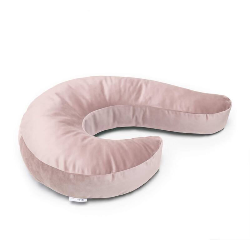 Avana Uno Micro-velvet Memory Foam Side-sleeper Snuggle Pillow - Rose