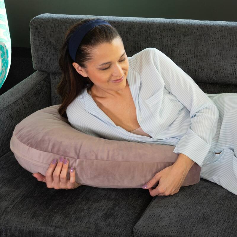 Avana Uno Micro-velvet Memory Foam Side-sleeper Snuggle Pillow
