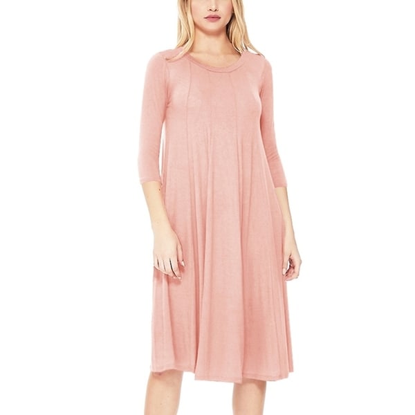 midi loose fit dress