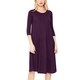 preview thumbnail 25 of 28, Women's Solid Loose Fit Jersey Knit Midi Dress