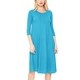 preview thumbnail 30 of 28, Women's Solid Loose Fit Jersey Knit Midi Dress
