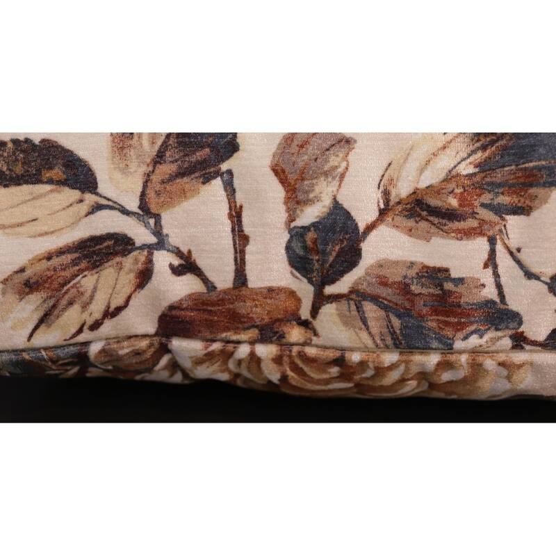 Endine Pansy Velvet Turkish Pillow