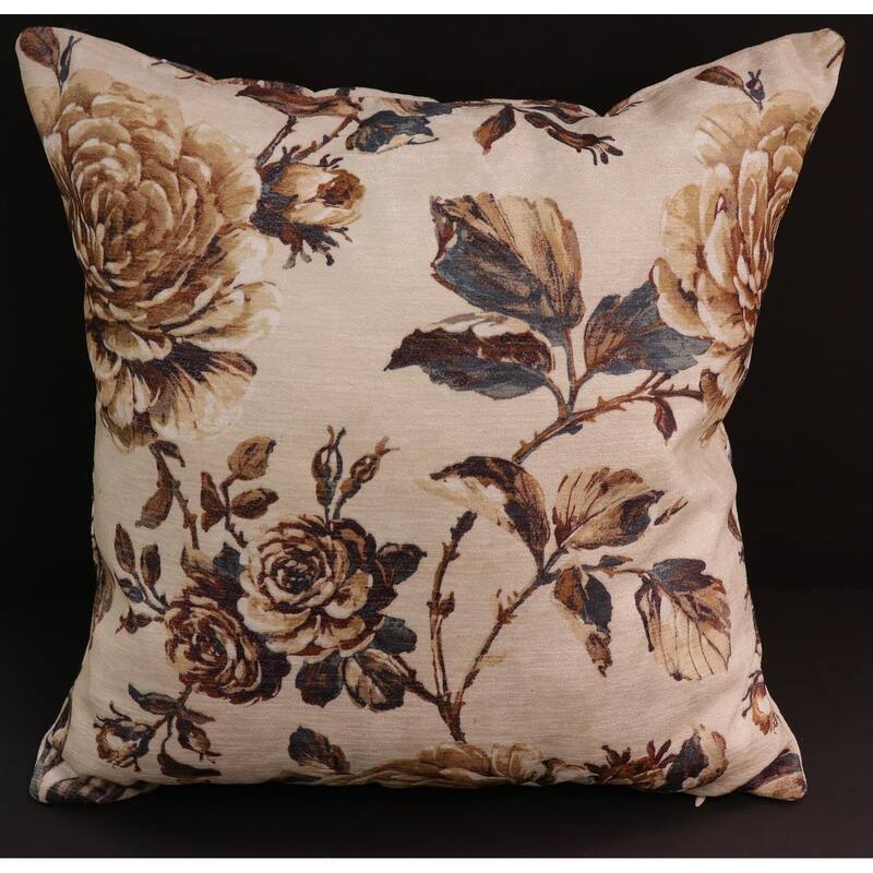 Endine Pansy Velvet Turkish Pillow