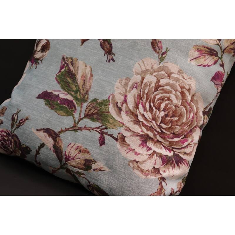 Endine Pansy Velvet Turkish Pillow