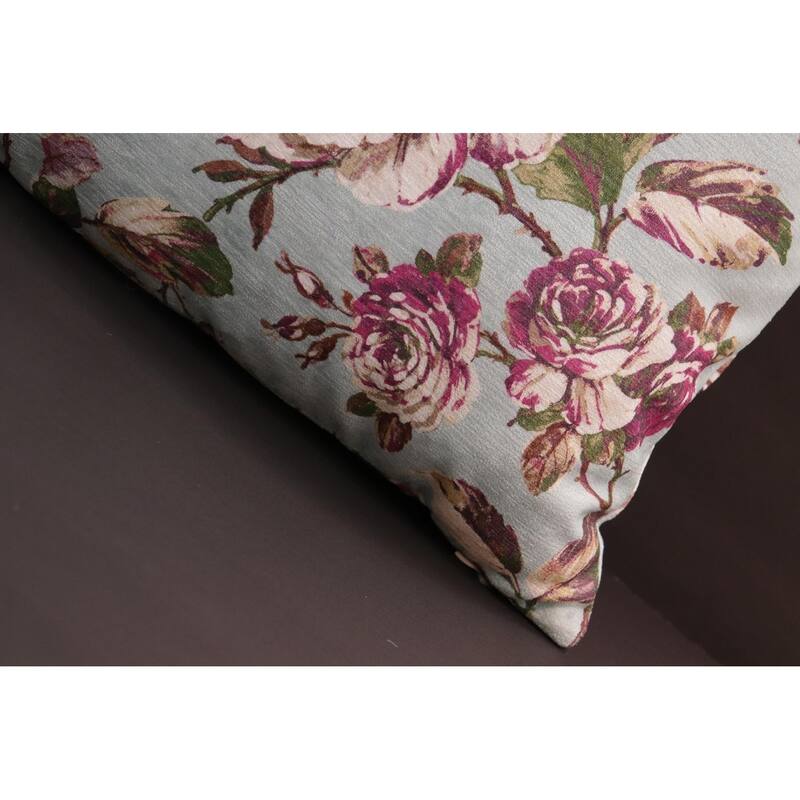 Endine Pansy Velvet Turkish Pillow