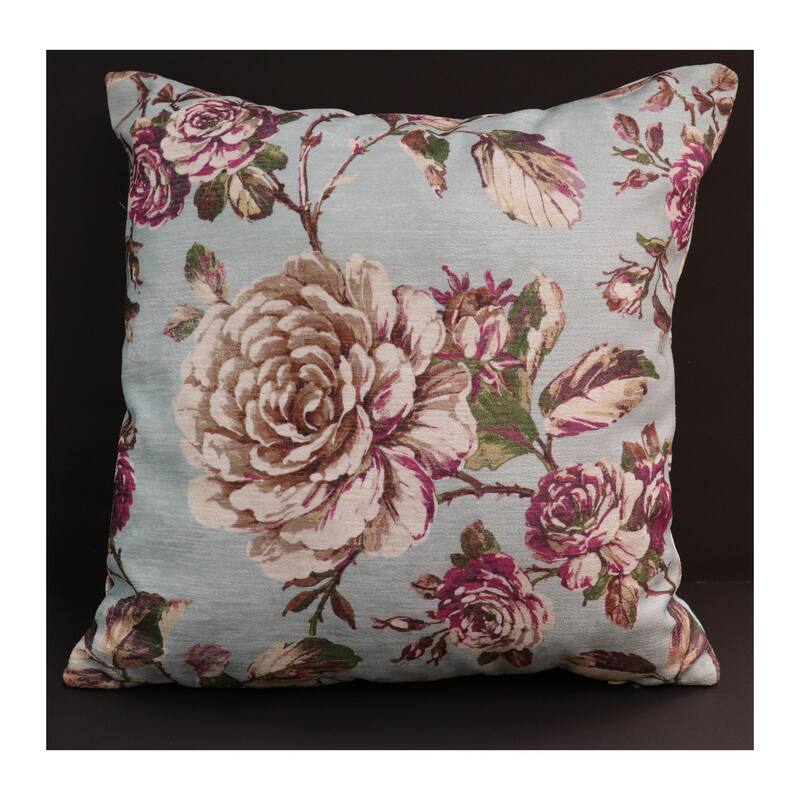 Endine Pansy Velvet Turkish Pillow