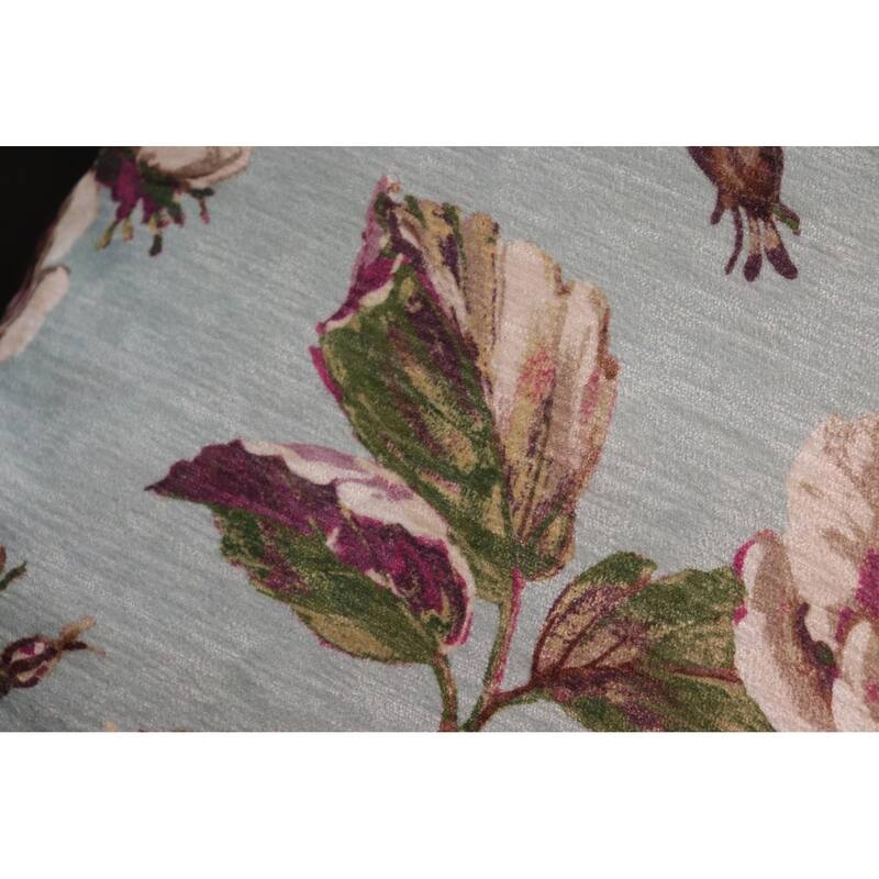 Endine Pansy Velvet Turkish Pillow