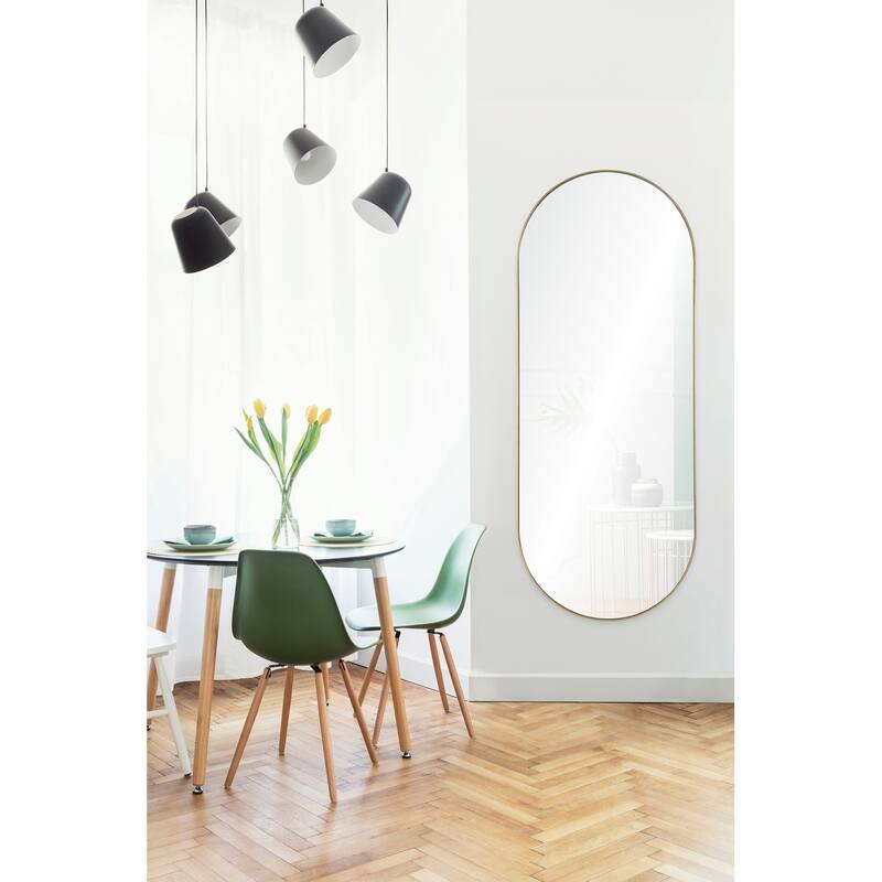 Renwil Marius Framed Gold Mirror - Clear - Large