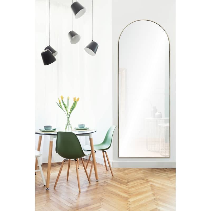 Renwil Thatcher Framed Gold Mirror - Clear - Large