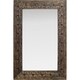 preview thumbnail 1 of 3, Renwil Zenovia Framed Grey Chetnut Mirror - Clear - Large
