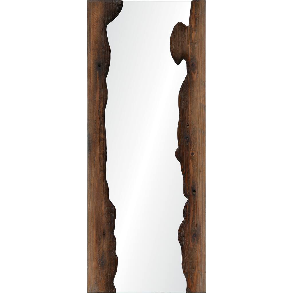 Renwil Connix Framed Fir Wood Mirror - Clear - Large