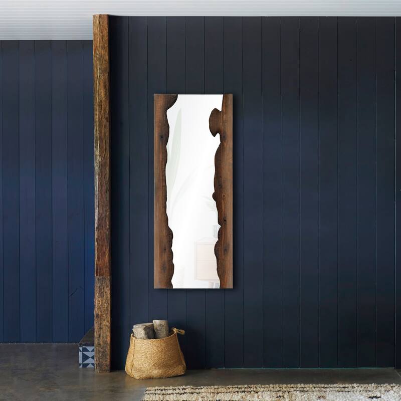 Renwil Connix Framed Fir Wood Mirror - Clear - Large