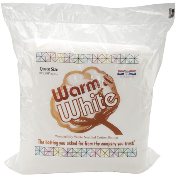 Shop Warm & White Cotton Batting for Sewing and Crafts Free Shipping
