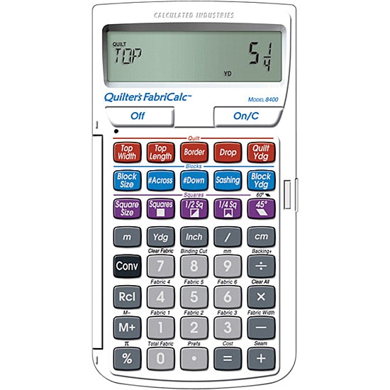 Quilters Fabricalc Quilt Design Calculator