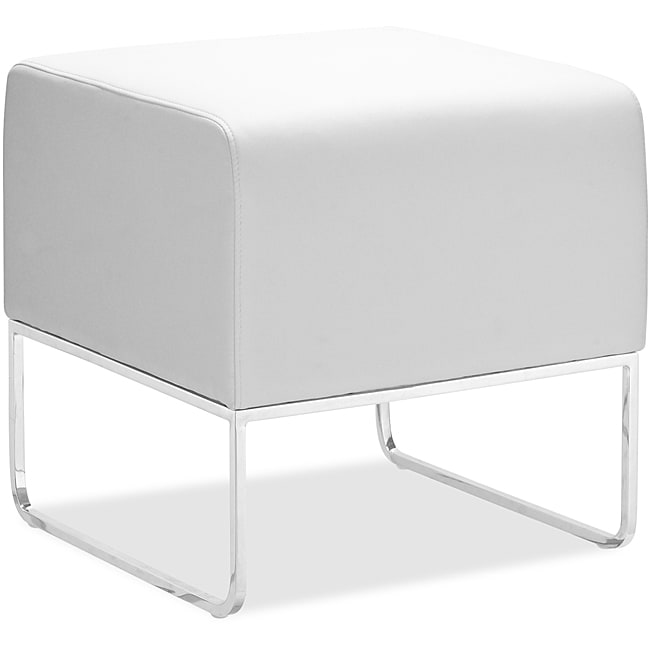 Denver Ottoman White