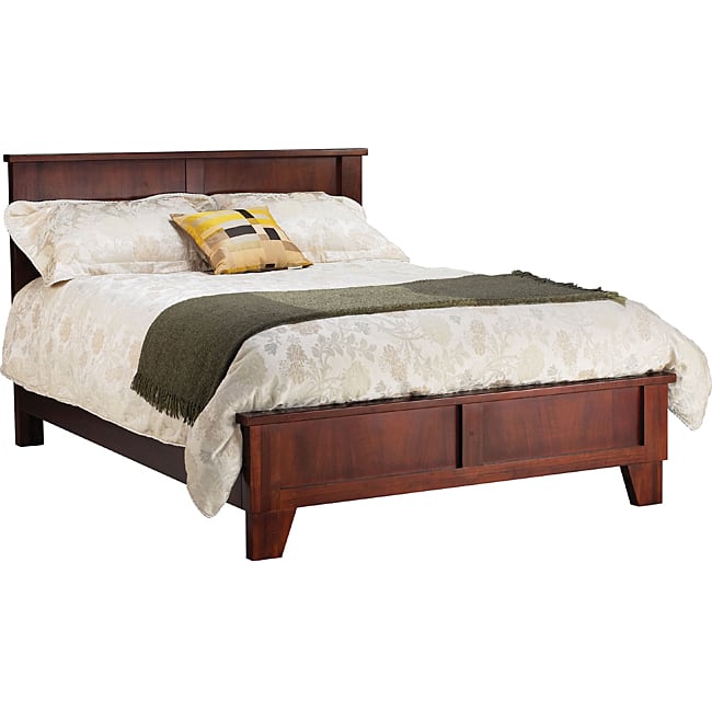 Rustic King-size Panel Bed