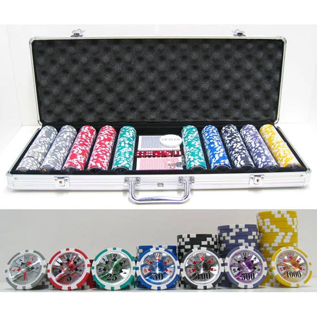 High Roller 500-piece Poker Chip Set