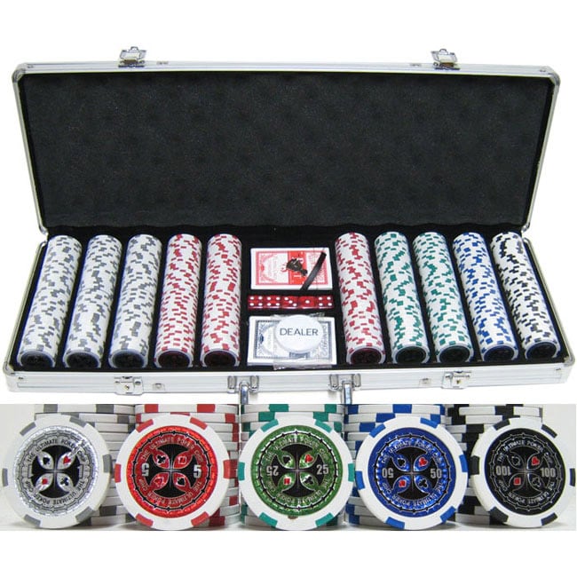 Ultimate 500 piece Poker Chip Set